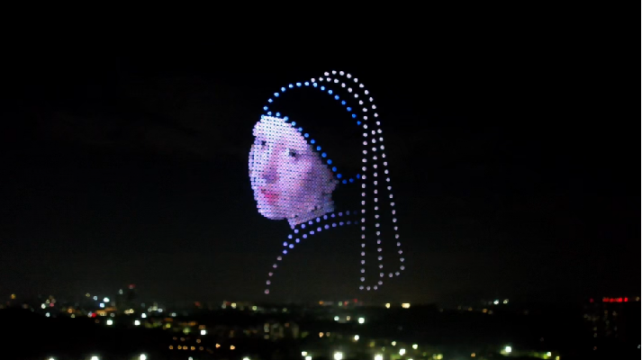 Stunning Drone Light Show – Transforming Night Skies into Art