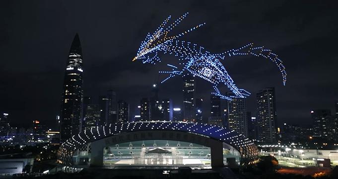 Why DAMODA New Night Sky Advertising Drone Leads in Marketing